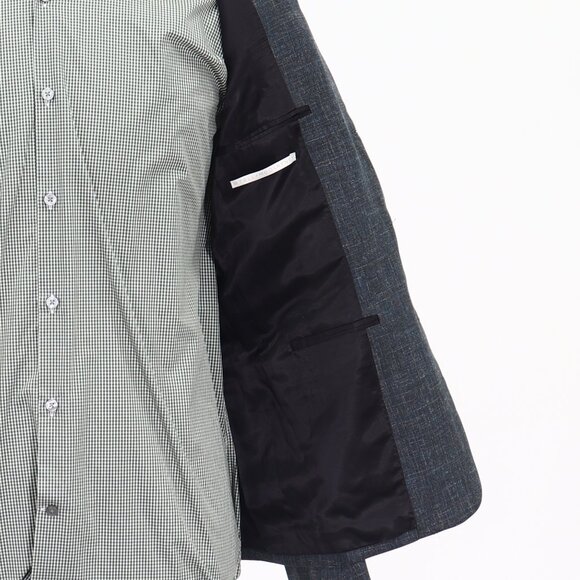 Stella McCartney 38R Blue Solid 3-Button Sport Coat Blazer Jacket T240 - Picture 10 of 11